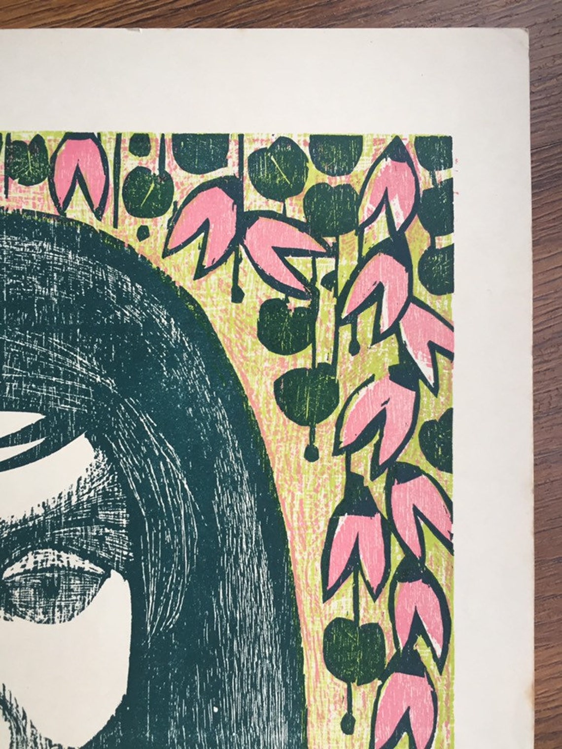 Xylography by Leonilda Gonzalez 1974 Club De Grabado De Etsy