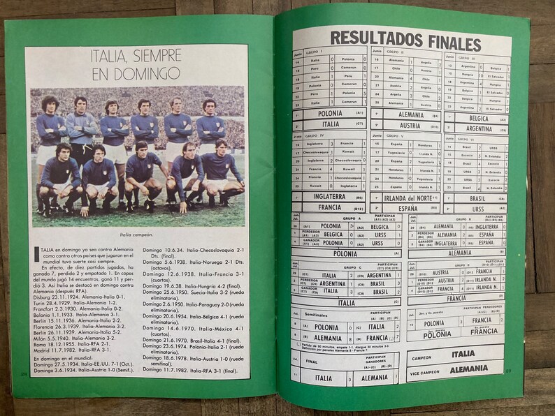 Copa del Mundo, España 1982 Folleto Escrito en español image 9