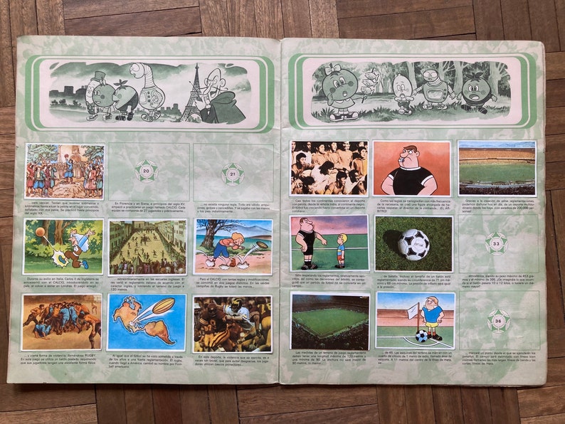 Spain 1982 Naranjito Rare Sticker Album from Uruguay No Panini Maradona Pelé imagem 3