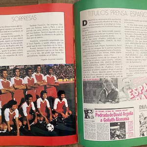 Copa del Mundo, España 1982 Folleto Escrito en español image 8