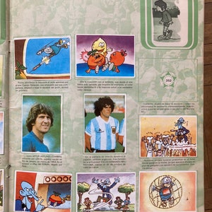 Spain 1982 Naranjito Rare Sticker Album from Uruguay No Panini Maradona Pelé imagem 9