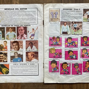 mexico-86-rare-sticker-album-no-panini-maradona-etsy