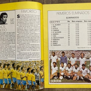 Copa del Mundo, España 1982 Folleto Escrito en español image 4