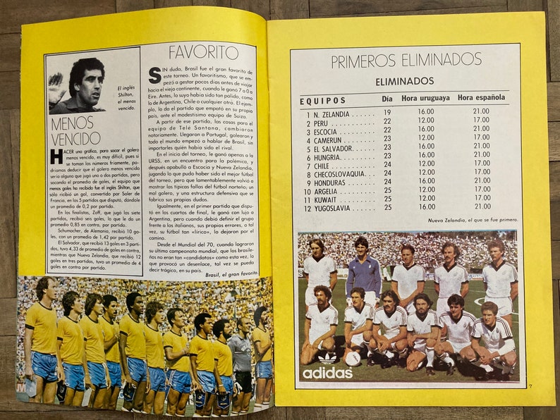 Copa del Mundo, España 1982 Folleto Escrito en español image 4