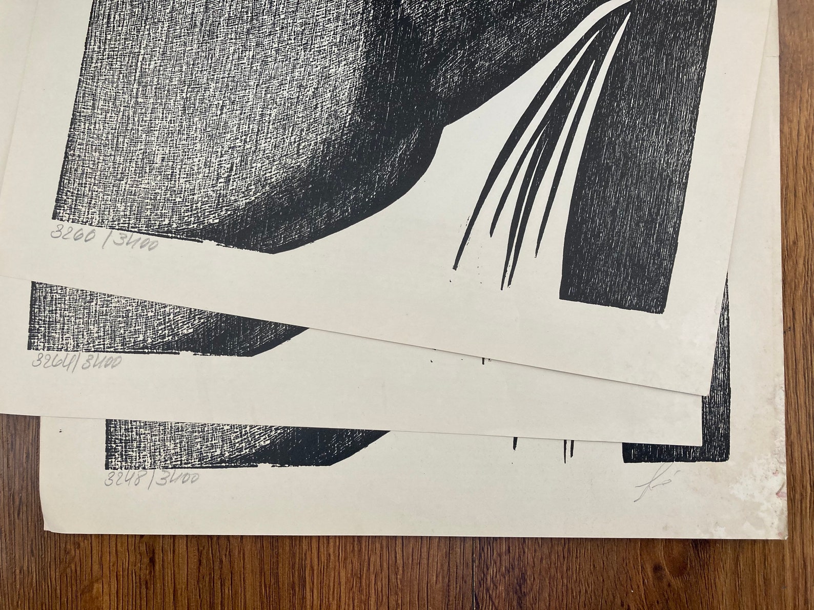 Xylography by Leonilda Gonzalez 1976 Club de Grabado de Etsy