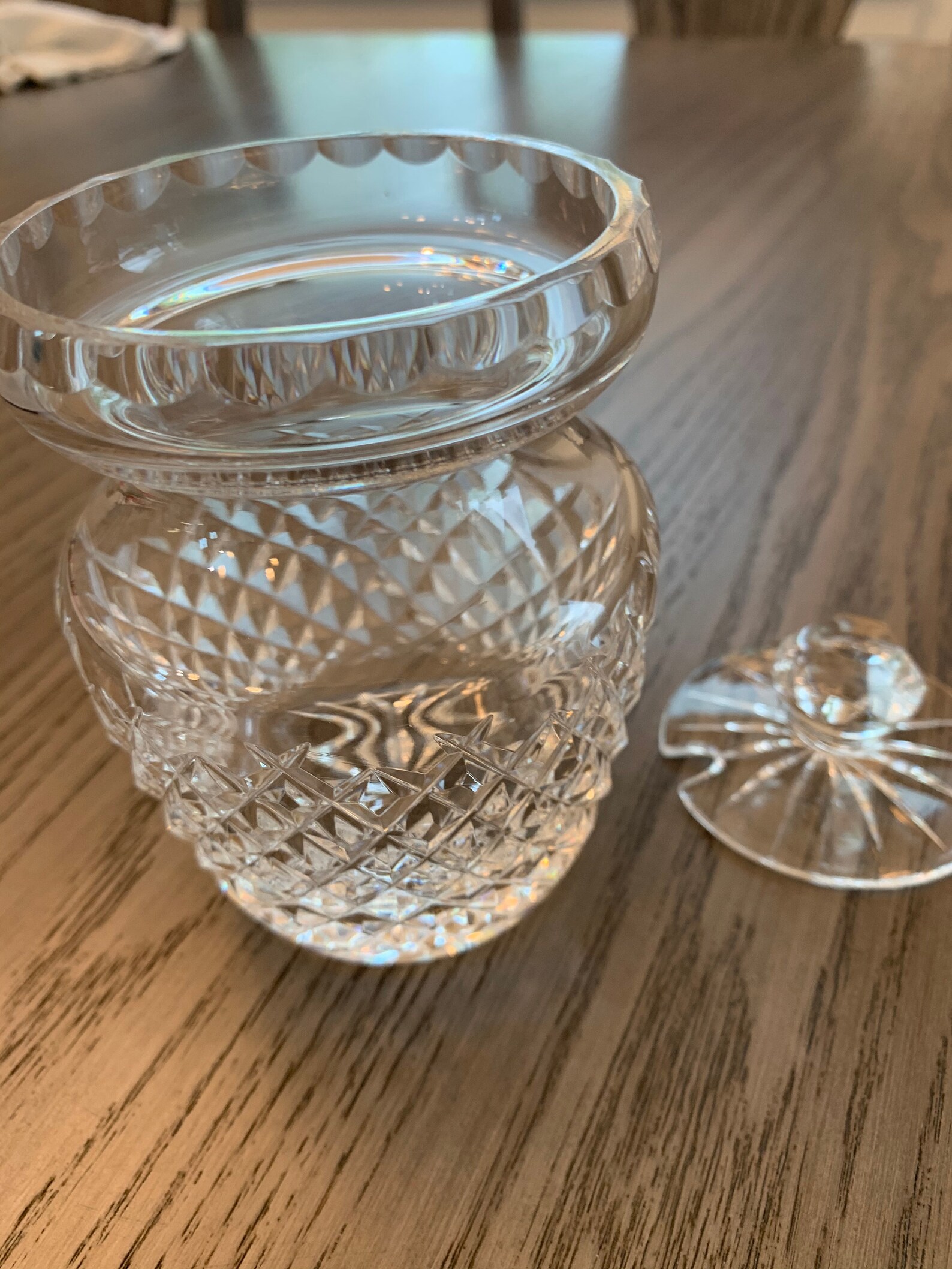 Waterford Crystal Honey pot Etsy