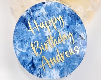 Boho Cake Topper, Acrylic Cake Topper, 40th Birthday Cake Topper, 30th Birthday Cake Topper, 21st Birthday Decorations, 50th birthday