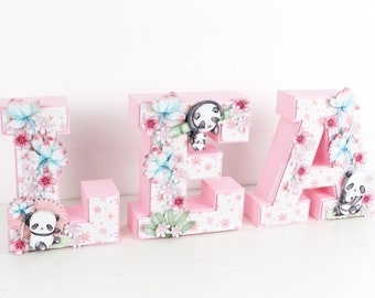 Custom 3D Letters, Baby 3D Letter, First Birthday Party Decor, Baby Shower Decoration, Baby Shower Decor, Cake Smash Photoshoot