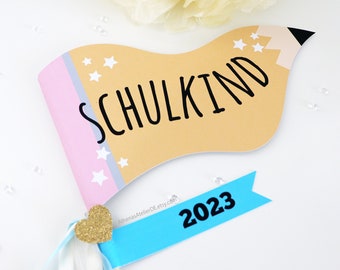 Schulkind Pennant Flag, School Child Pennant Flag, Einschulung Deko, First Day of School, Kita Kind, Einschulung Deko