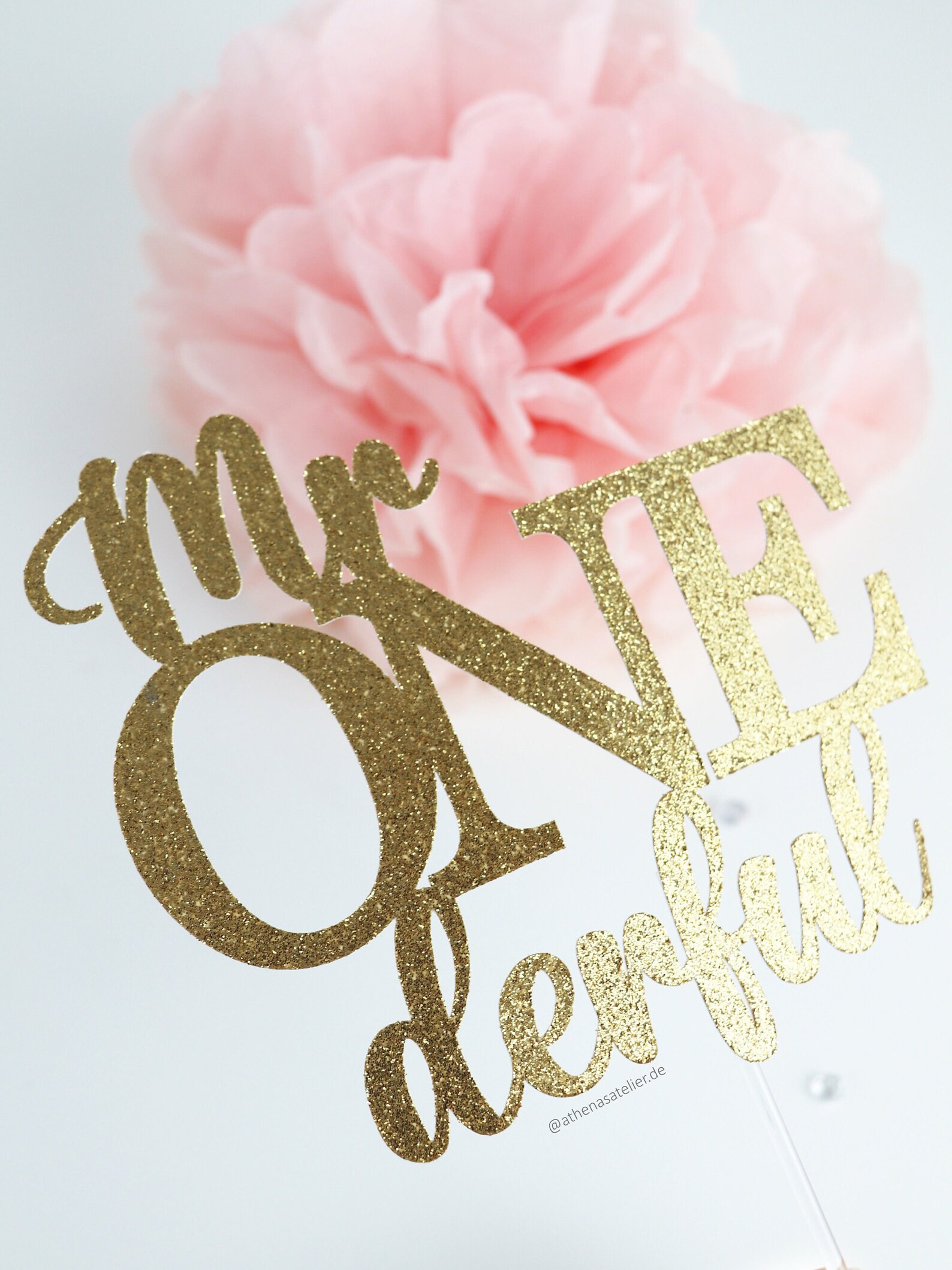 Mr Onederful Cake Topper, One Cake Topper, 1. Geburtstag, First ...