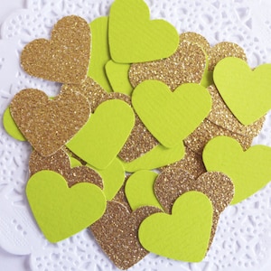 Lime Grün und Gold Konfetti, Glitter Confetti, Hochzeit Konfetti, Hochzeit Glitter, Baby Girl Geschenk, Bridal Shower