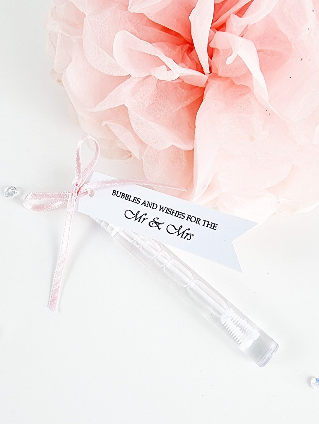 Wedding Bubble Wand Tags Wedding Wands Personalized Wedding Etsy