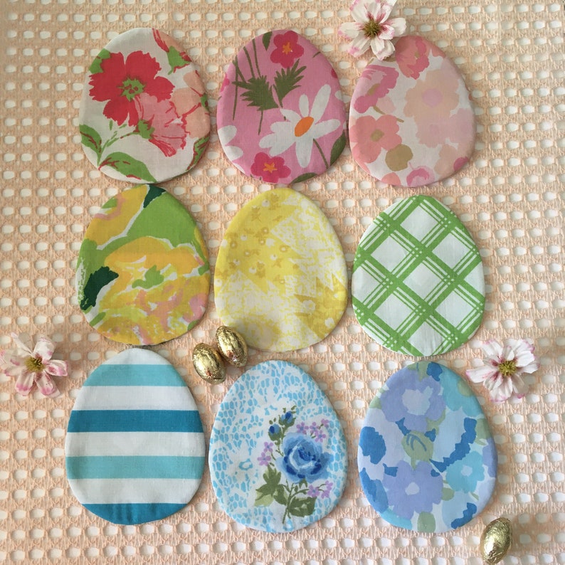 Fillable Fabric Eggs PDF pattern & tutorial by Lisa Jensen at PostalThreads, reusable alternative to plastic Easter eggs, fabric eggs image 6