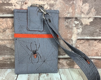 Spiders web lanyard bag, Handmade