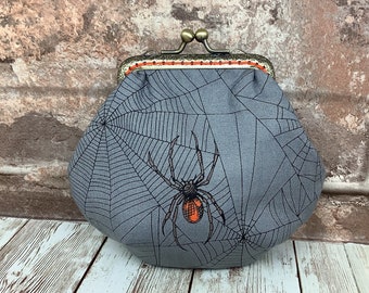 Poream Happy Halloween Orange Spider Web Retro Leather Cute Classic Floral Coin Purse Clutch Pouch Wallet For Girls And Womens Poream Happy Halloween Orange Spider Web Retro Leather Cute Classic Floral Coin Purse Clutch Pouch Wallet For Girls And Womens