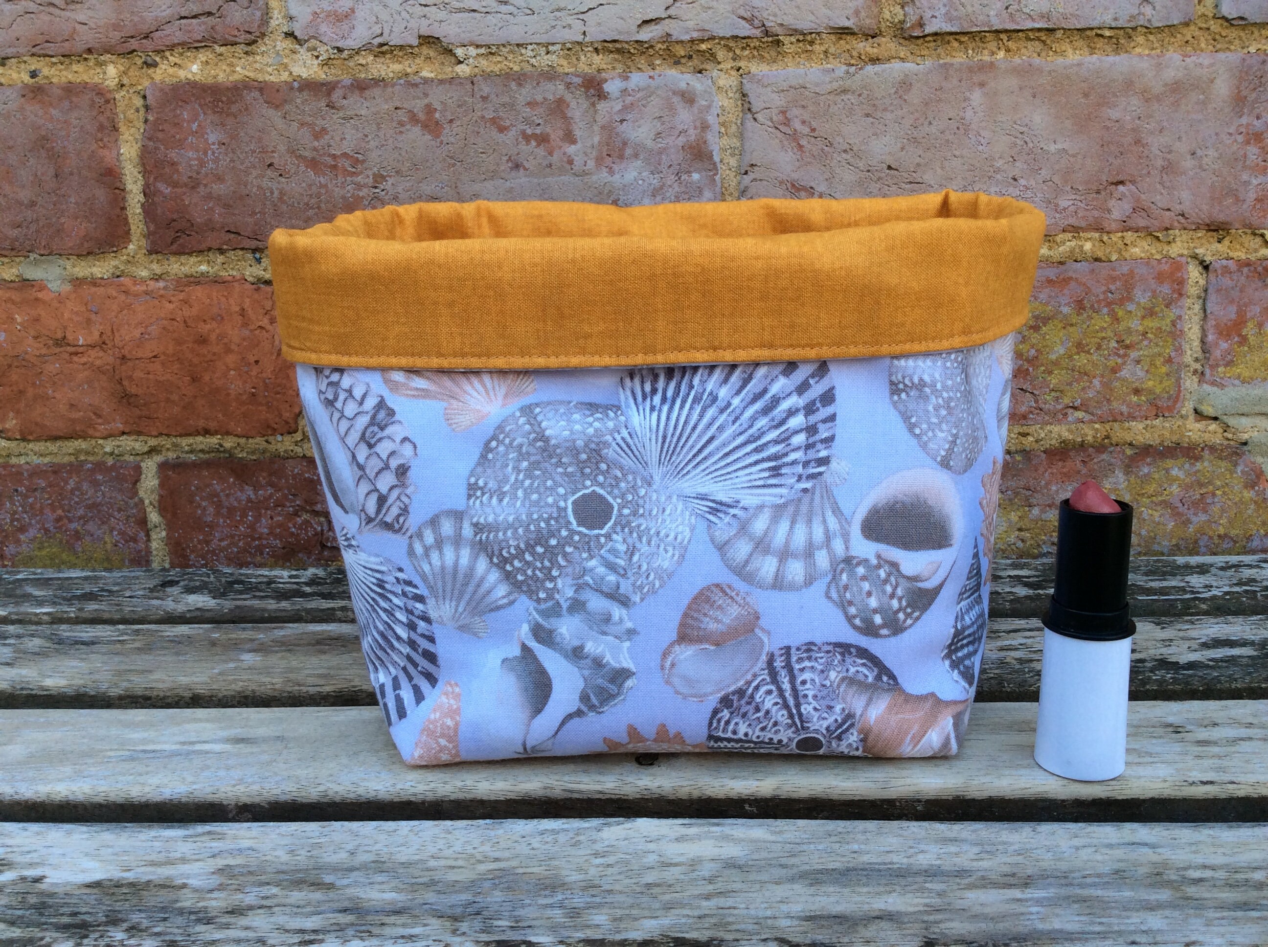 Cesta de almacenamiento caja de tela de tela hecha a mano | Etsy