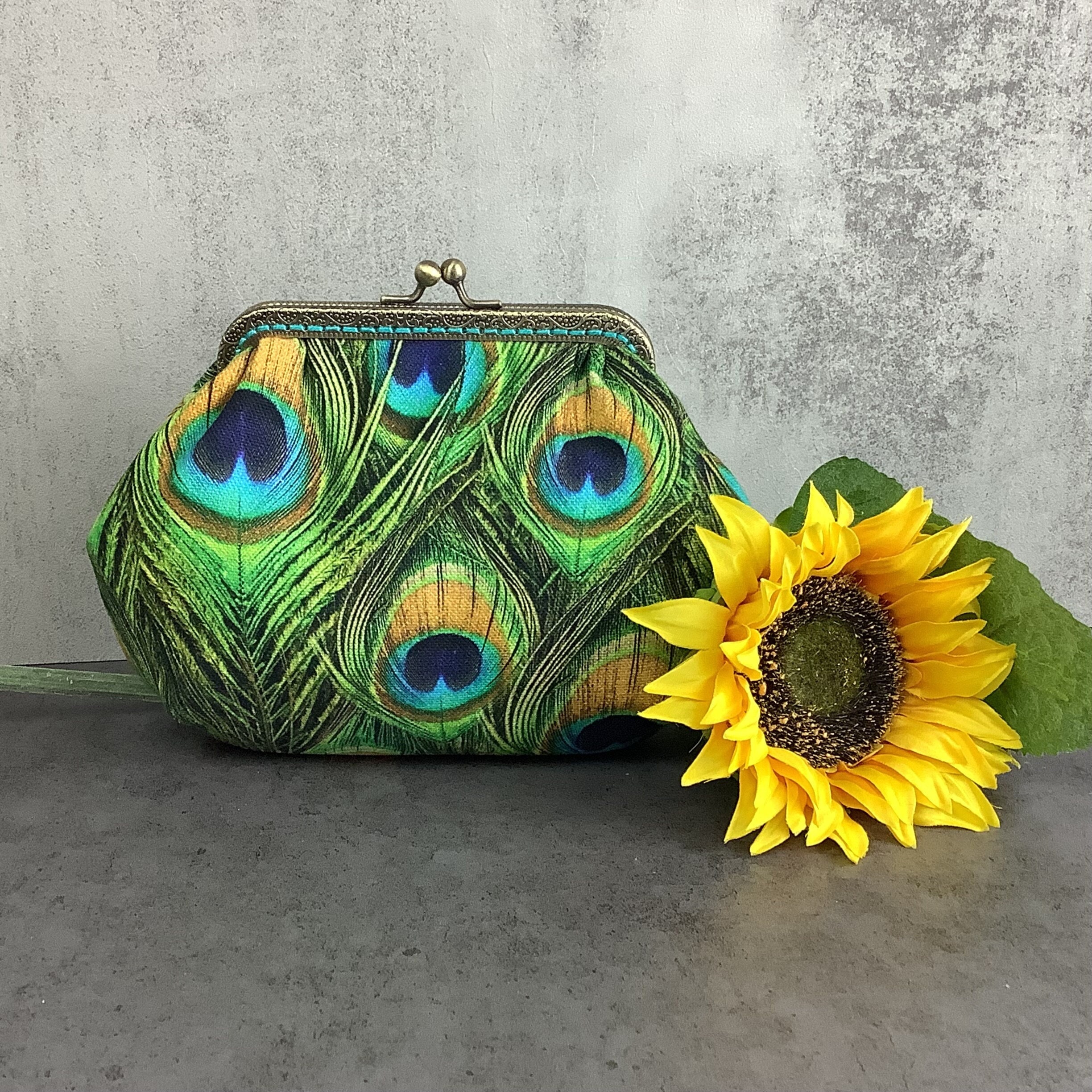 Peacock Makeup Bag - Etsy UK display picture 1