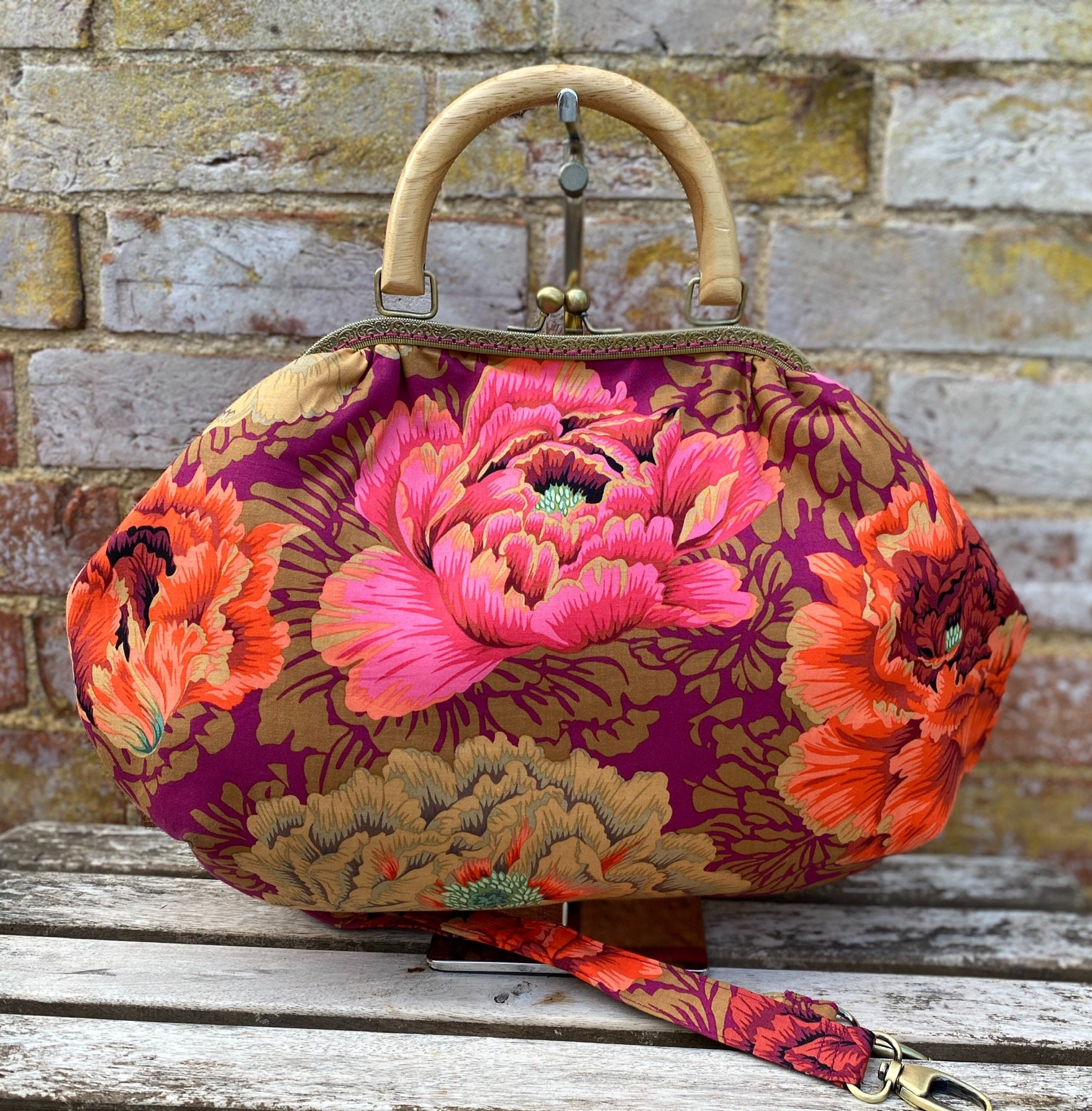 Vintage Floral Bags for Bouquets with Handles