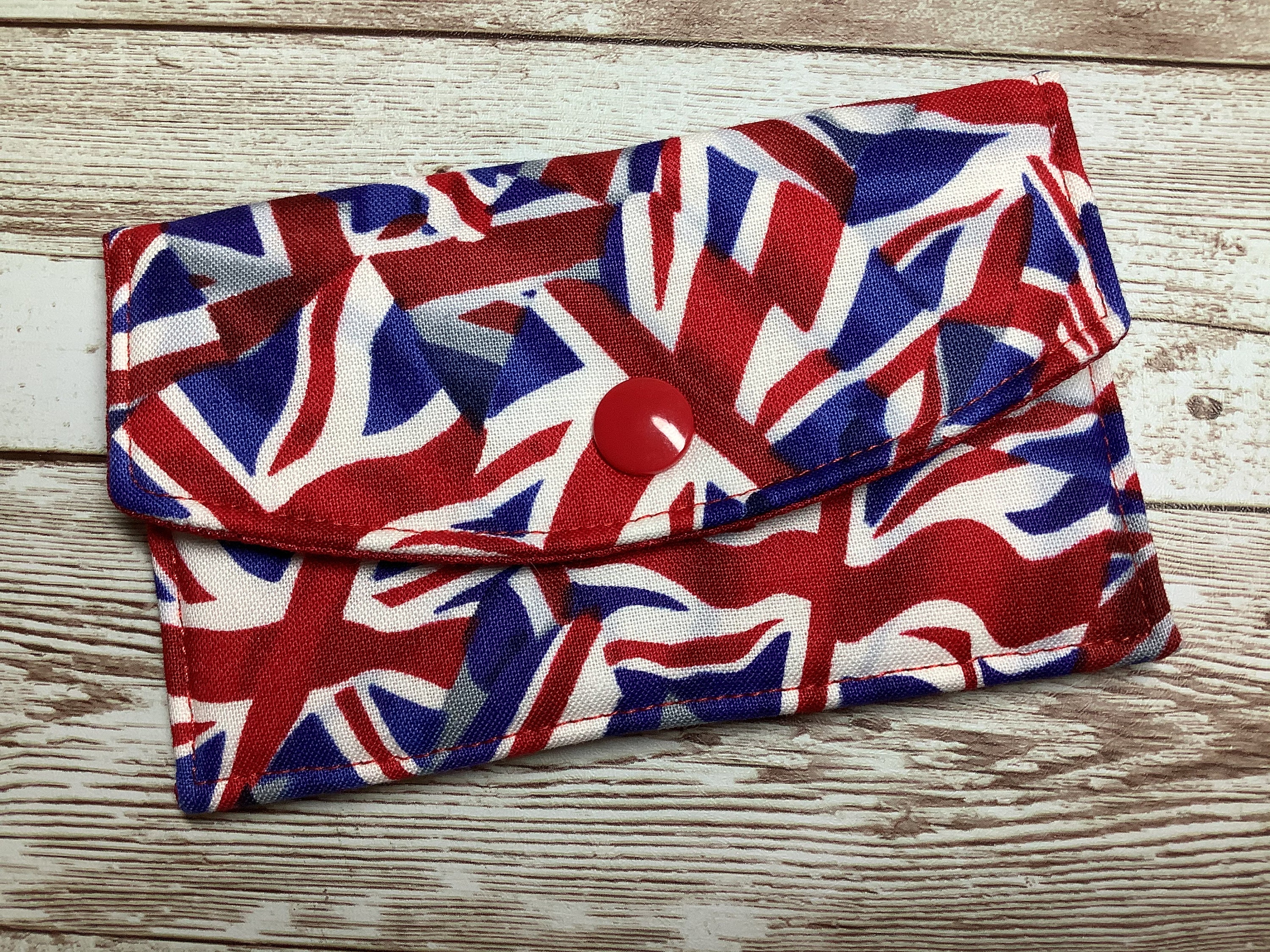 red herring union jack wallet