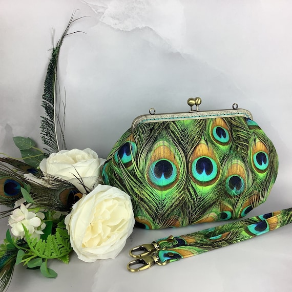 Peacock dress purse sale