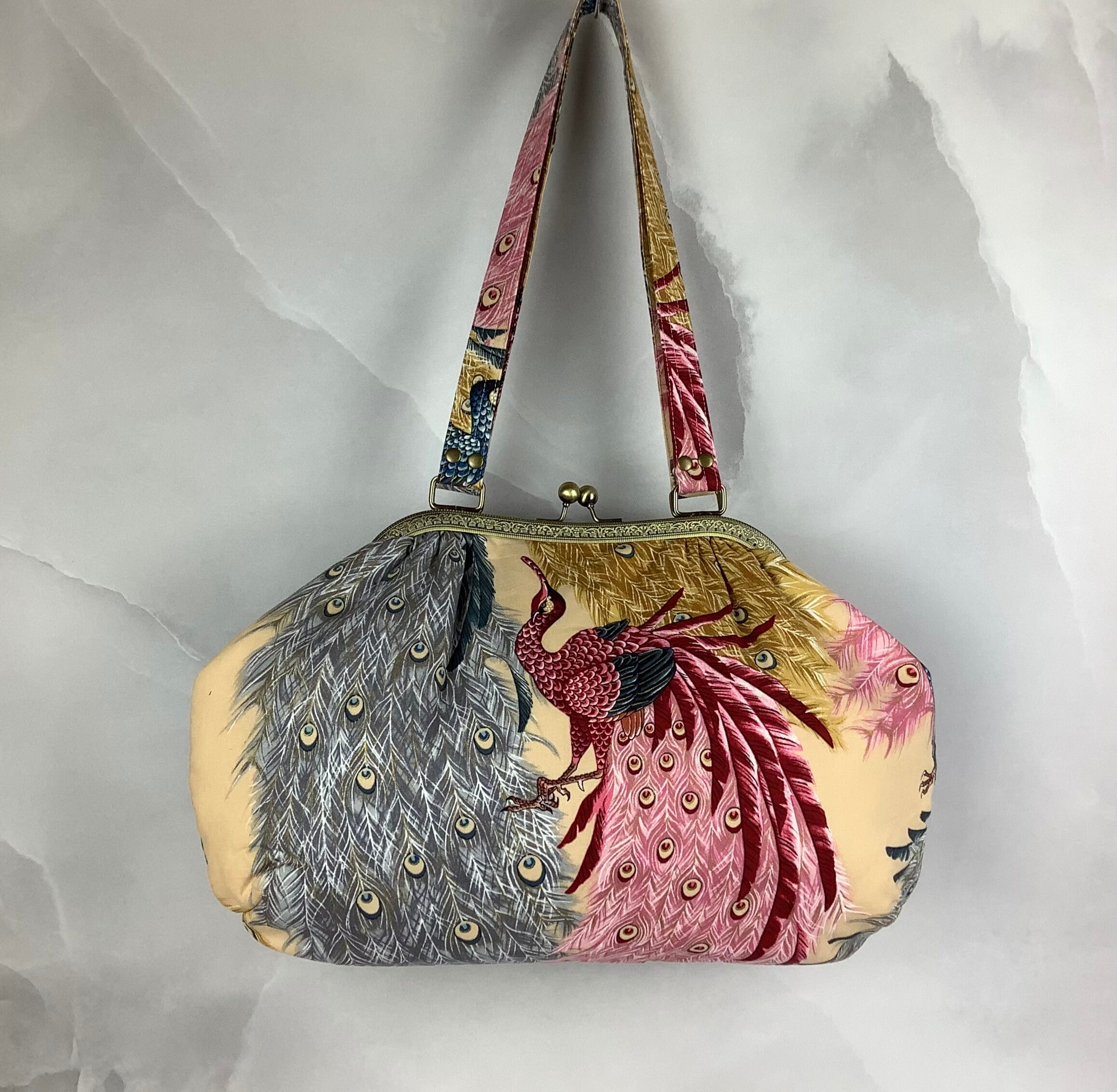 Sac à Bandoulière Paon Grand Format CONIFERWOOD UK 50x30 Cm - Neuf Avec étiquettes, Qualité Haute