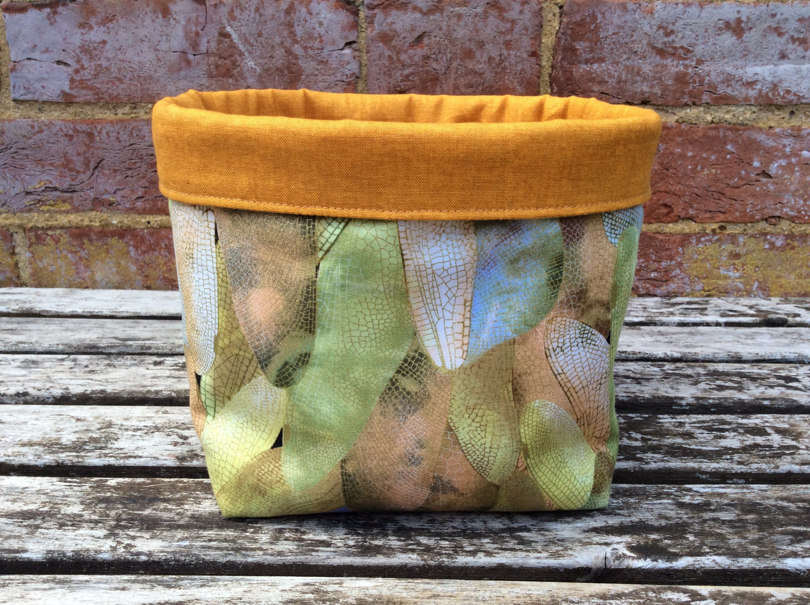 Cesta de almacenamiento caja de tela hecha a las alas de | Etsy