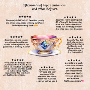 Calico Cat Tarot Fortune Telling Teacup. High Quality. Divination Tea ...