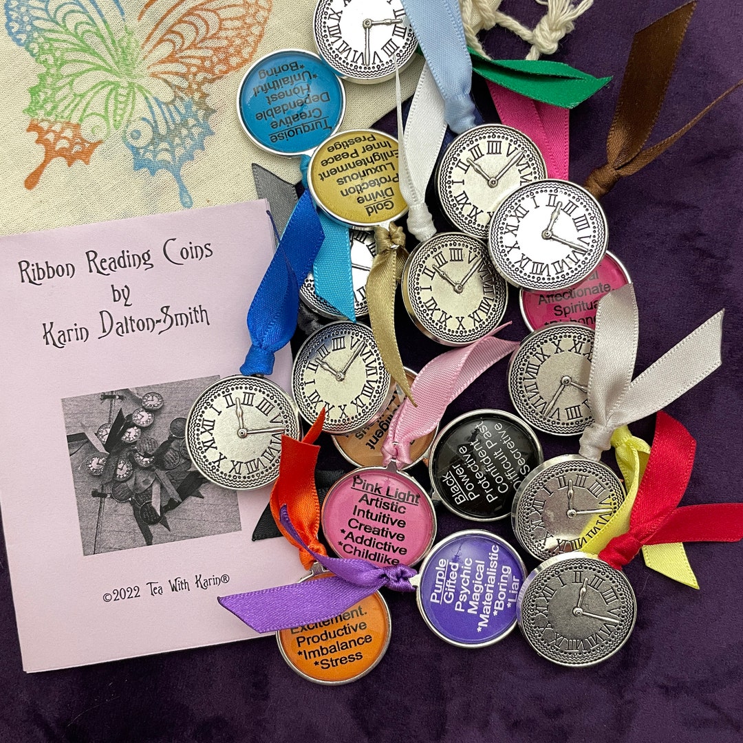 Ribbon Reading Coins. Includes Guidebook, 10 Free Pdf Casting Sheets
