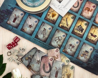 Magic & Mystery Curiosi-Tea Card and Charm Oracle Kit