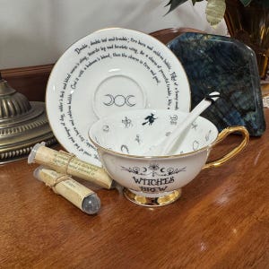 Witches Brew Teacup Set | Tea Leaf Reading | Free Course