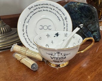 Witches Brew Teacup Set | Tea Leaf Reading | Free Course