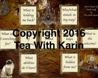 DOWNLOAD. Tea Leaf Reading. Charms.  Casting Sheet. Casting. Tea Charms. Tarot. Runes. Lenormand. Pendulum. Psychic. Gift. Fortuneteller.