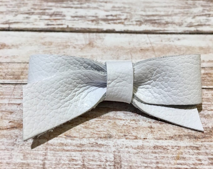 School Girl Style Leather Bow School Girl Bow School Bow Etsy