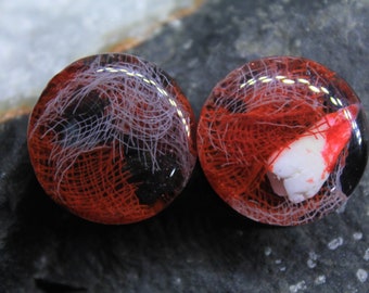 Real Teeth Plugs, Horror Goth Gauges, Handmade Ear Tunnels