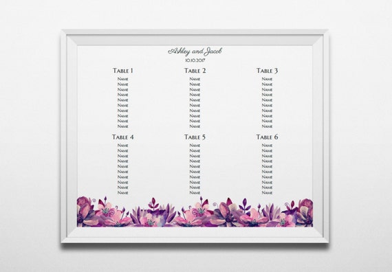 Seating Chart List