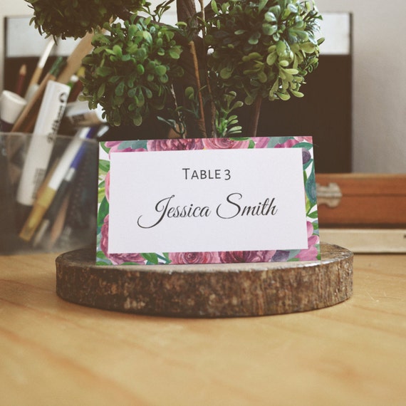 wedding escort cards spring wedding name cards digital place etsy digital place cards