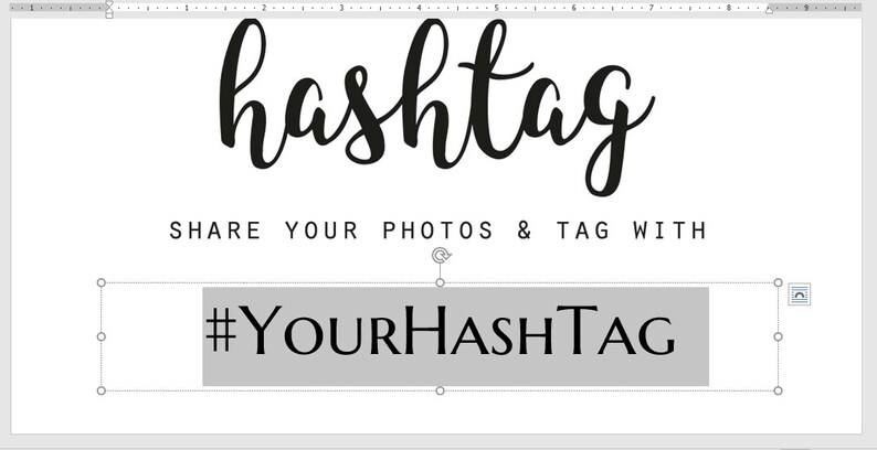 Wedding hashtag sign printable Instagram hashtag sign Oh snap | Etsy