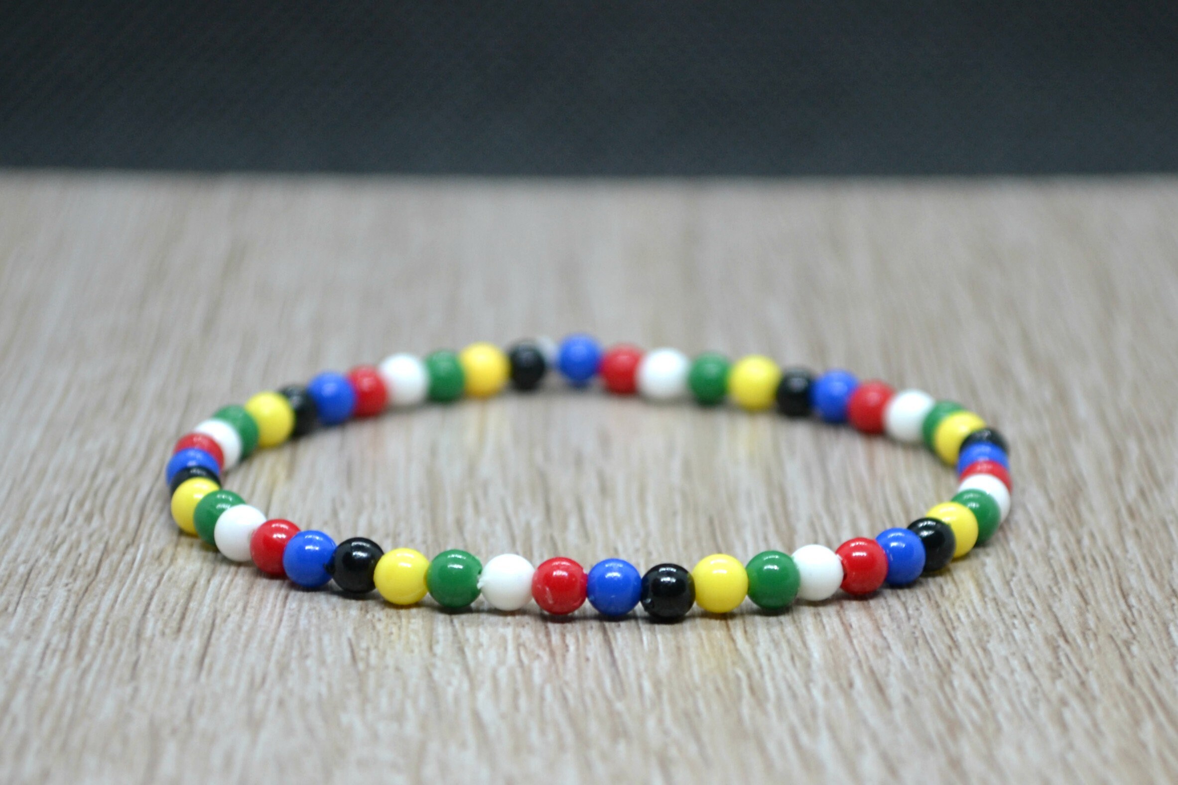 South africa bracelet elastic beaded bracelet flag bead Etsy España