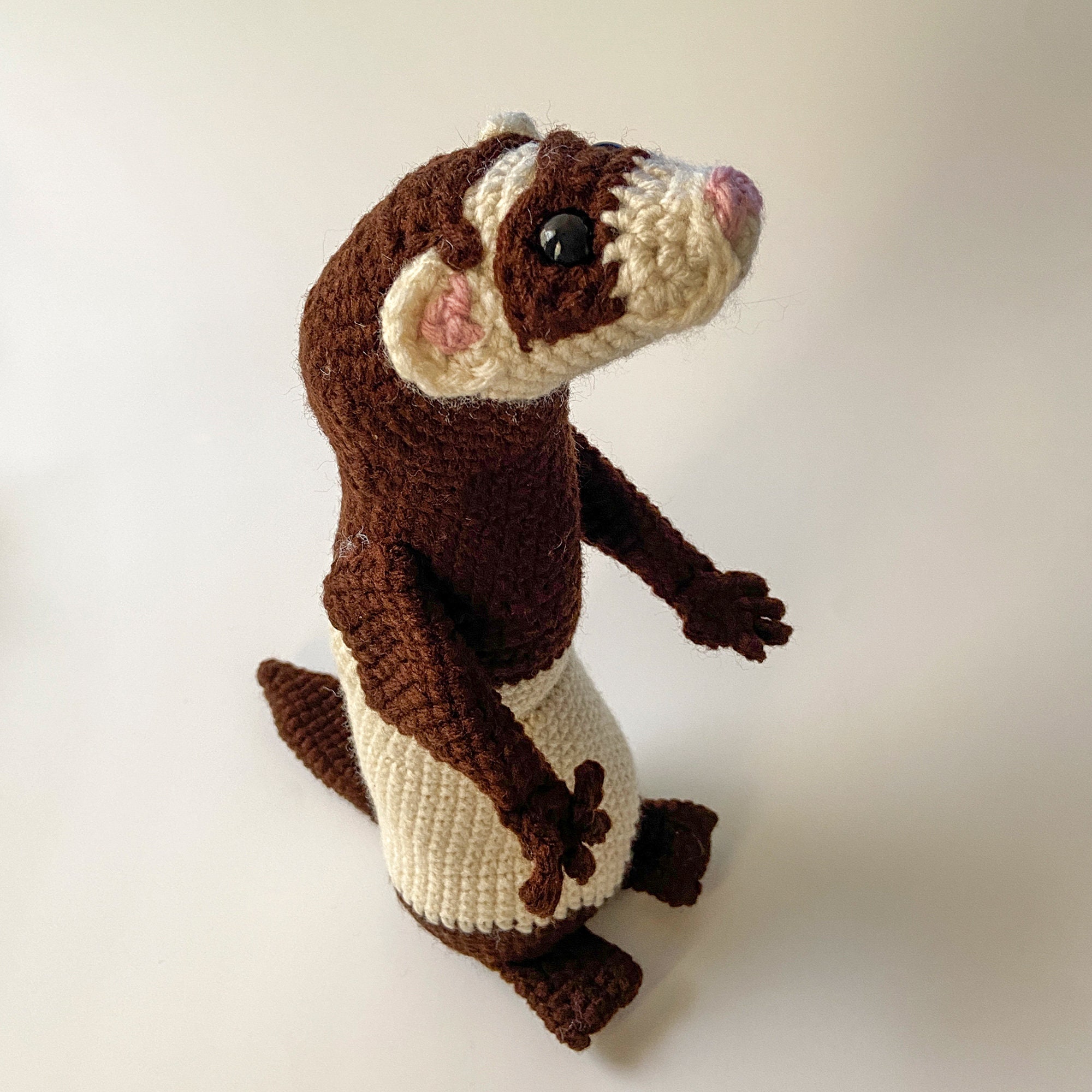 Fidget the Ferret Amigurumi Pattern Ferret Crochet Pattern Etsy