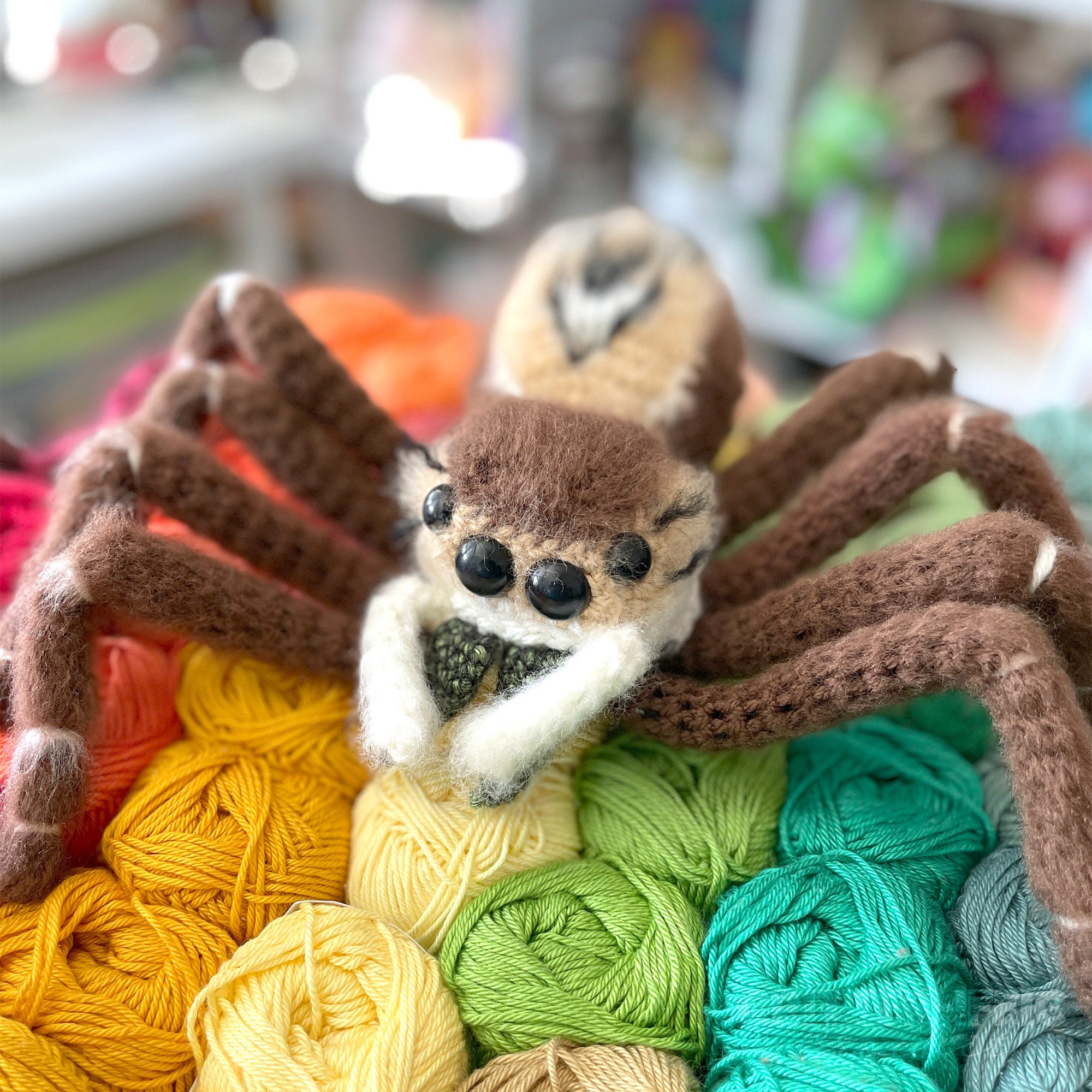 32 Spider Crochet Patterns for Cute, Creepy, and Giftable Makes 22 Jumping Spider Amigurumi Crochet