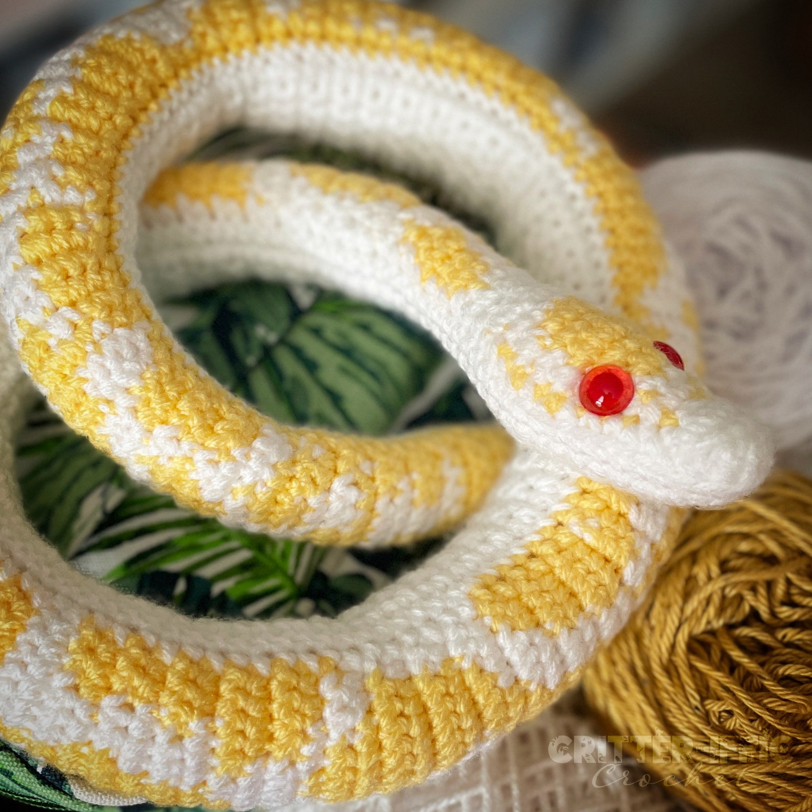 Ball Python Amigurumi Crochet Pattern Betty the Realistic Etsy