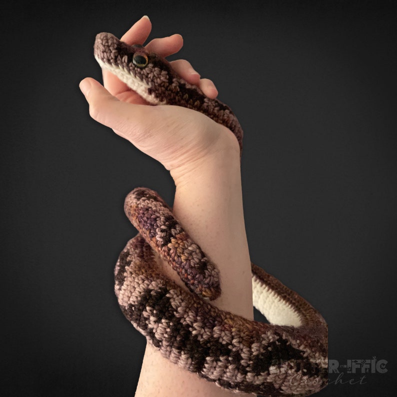 Ball Python Amigurumi Crochet Pattern Betty the Realistic - Etsy.de