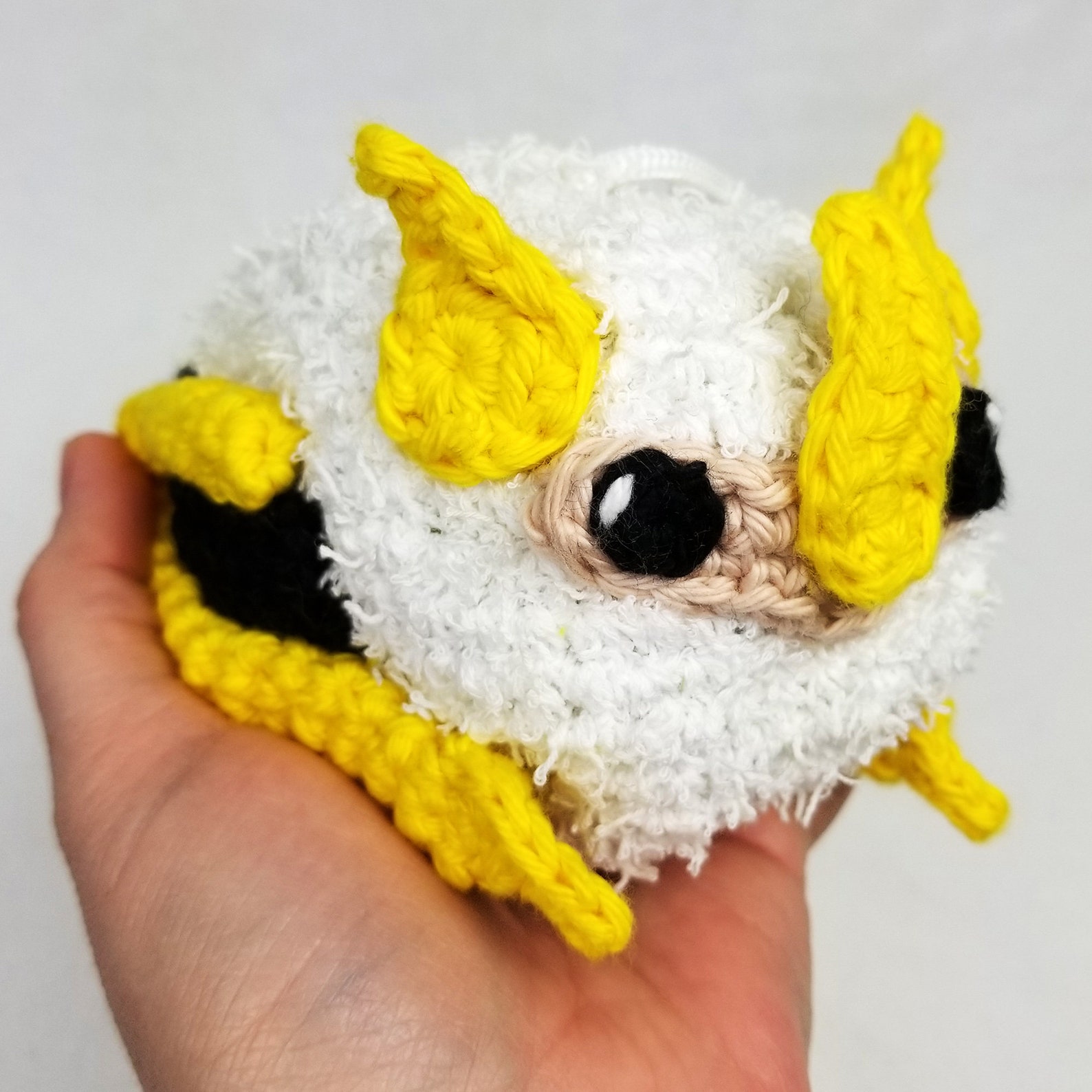 Marshmallow the Bat Scrubby Amigurumi Crochet Pattern Bat Etsy