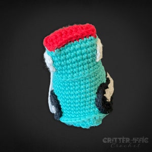 Train Amigurumi Crochet pattern, Choo Choo Locomotive Vehicle Bath Scrubby Plush Digital Download PDF Tutorial image 5