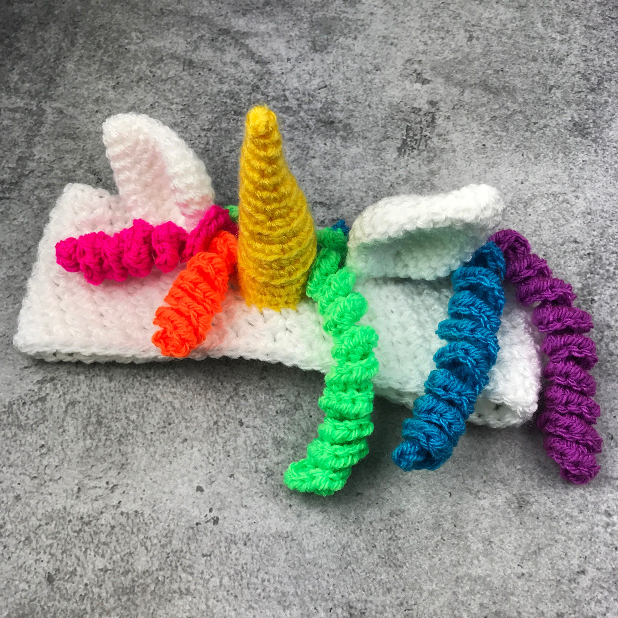 Unicorn Crochet Pattern Ear Warmer Pattern Unicorn Crochet Etsy