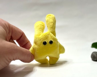 Pocket Bunny Plush Toy: Anti-Stress Worry Pet, Sensory Fidget Stuffed Animal