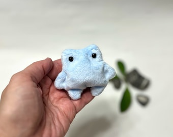 Pocket Frog Plush, Gift for Best Friend, School friend, Small Travel Companion, Worry Buddy, Weighted Pocket Charm, Lucky Charm, Fidget Frog