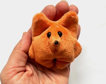 Pocket Fox Worry Pet: Adult Fidget Toy for Anxiety Relief, Weighted Sensory Plush Сompanion