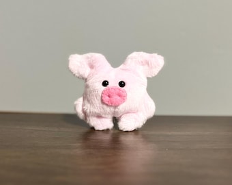 Pocket Pig Plush: Anti-stress Worry Pet, Weighted Pocket school friend, Travel Companion, Lucky Buddy