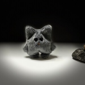 Pocket Cat Gray Plush Toy